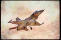 Airshow Aircraft Planes 010037 F 16 Taking Off A4 Limited Edition Watercolour Print