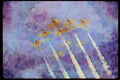 Airshow Aircraft Planes 010069 Nine Snowbirds From Below A4 Limited Edition Watercolour Print