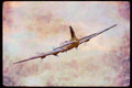 Airshow Aircraft Planes 010096 B 17 Flying, From Behind A4 Limited Edition Watercolour Print