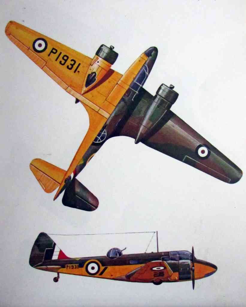 Airspeed Oxford I UK 1940 A4 Photo Print