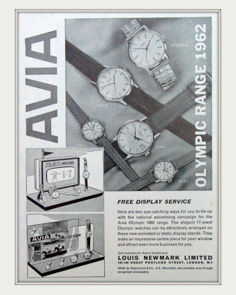 Aivia Olympic Range Vintage Retro Advert Poster A4 Photo Print