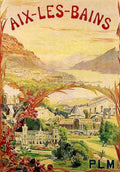 Aix Les Bains 1 Vintage Retro Advert Ads A4 Photo Print