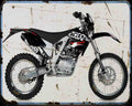 Ajp Pr3 200 Enduro 14 01 Motorbike Vintage Aged A4 Photo Print