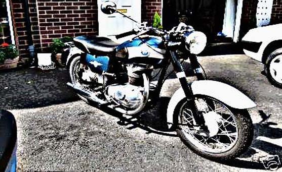 Ajs 14S motorbike A4 Photo Print