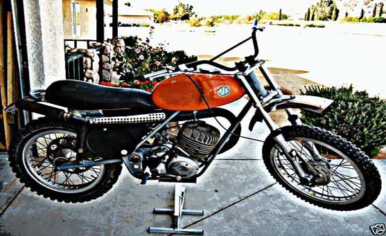 Ajs 250 Stormer motorbike A4 Photo Print