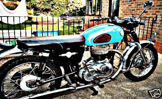 Ajs 250 motorbike A4 Photo Print