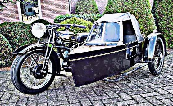 Ajs 252 motorbike A4 Photo Print