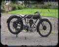 Ajs Big Port 27 01 A4 Photo Print Motorbike Vintage Aged