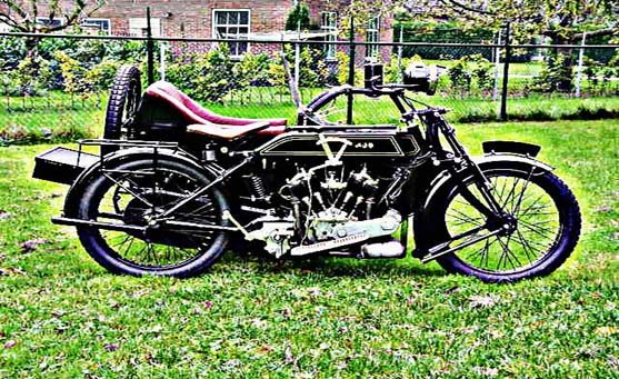 Ajs D Combination motorbike A4 Photo Print