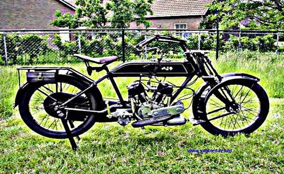 Ajs D motorbike A4 Photo Print