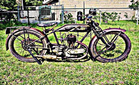 Ajs G4 motorbike A4 Photo Print