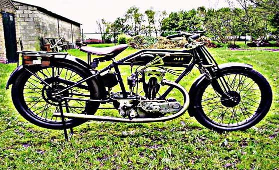 Ajs G6 motorbike A4 Photo Print