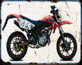 Ajs Jsm 12 03 Motorbike Vintage Aged A4 Photo Print