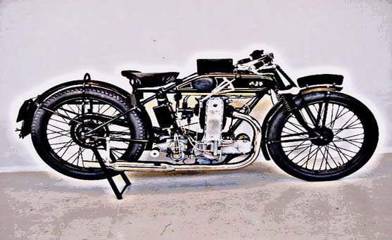 Ajs K7 motorbike A4 Photo Print
