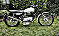 Ajs Lightweight motorbike A4 Photo Print