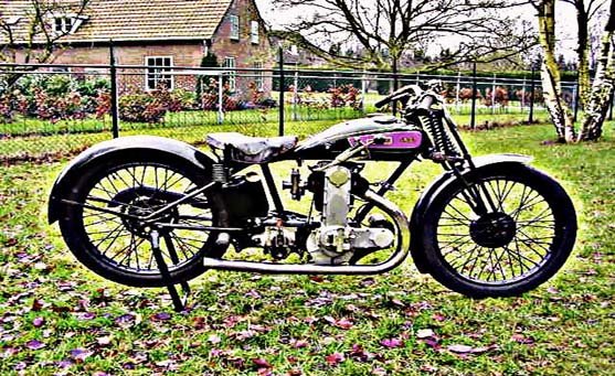 Ajs M7 motorbike A4 Photo Print