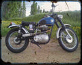 Ajs Model 14 250 58 04 Motorbike Vintage Aged A4 Photo Print