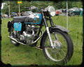 Ajs Model 30 600 01 A4 Photo Print Motorbike Vintage Aged