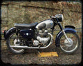 Ajs Model 30 600 02 Motorbike Vintage Aged A4 Photo Print