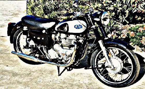 Ajs Model20 motorbike A4 Photo Print