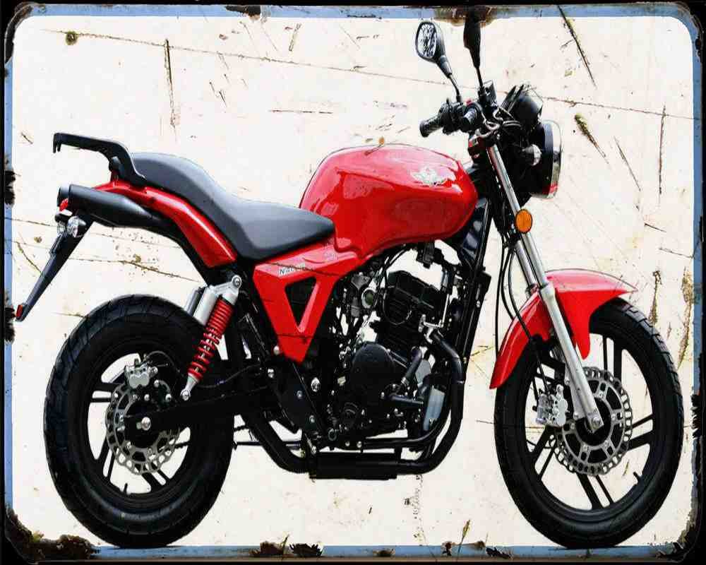 Ajs Nac12 12 01 Motorbike Vintage Aged A4 Photo Print