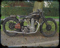 Ajs R7 Track Racer 30 02 Motorbike Vintage Aged A4 Photo Print