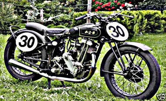 Ajs R8 motorbike A4 Photo Print