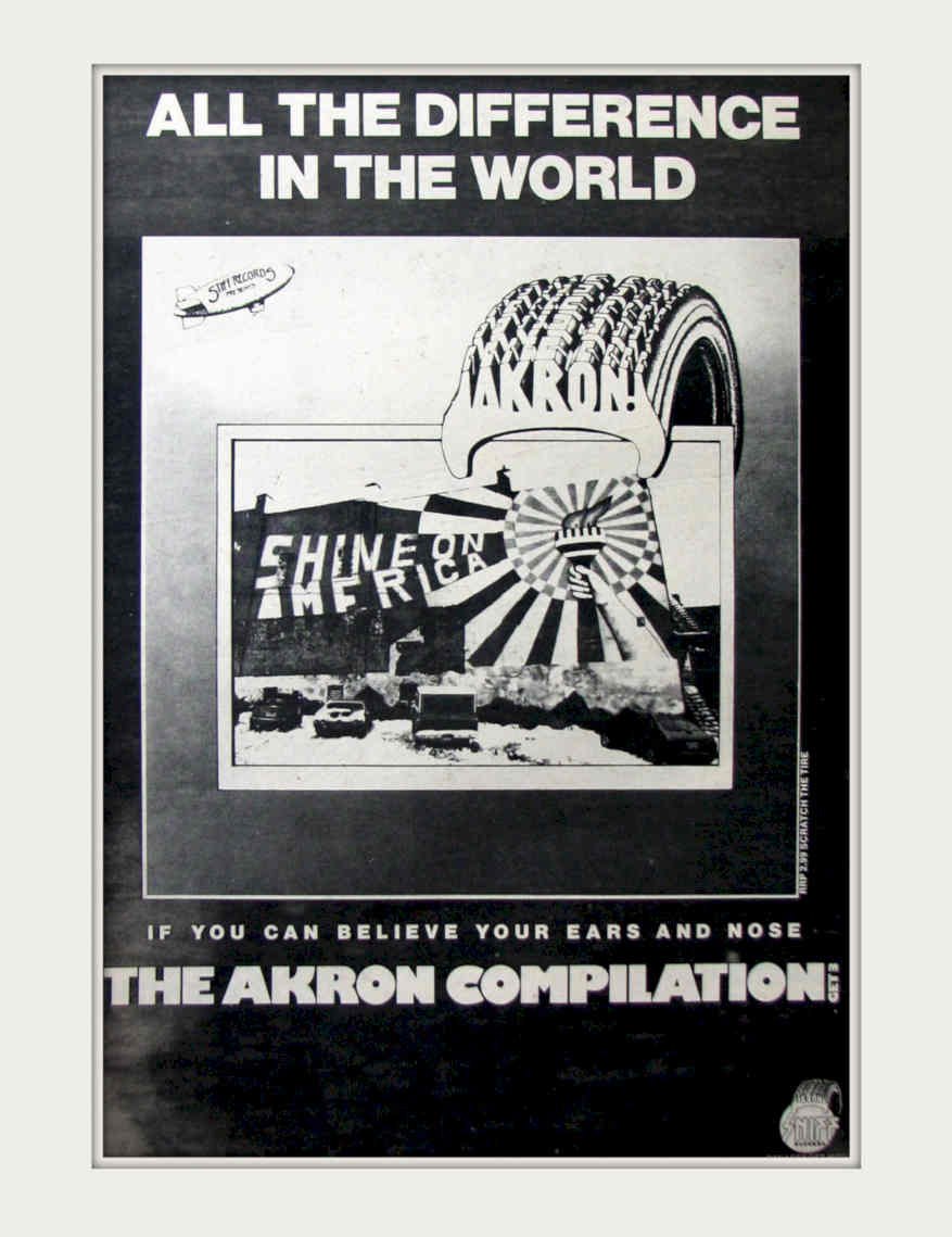 Akron Compilation Flyer Vintage Retro Advert Poster A4 Photo Print