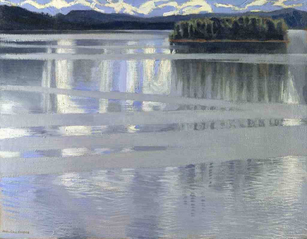Akseli Gallen Kallela Lake Keitele A4 Photo Print