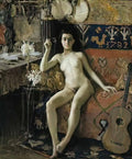Akseli Gallen Kallela d masqu e 1888 Art A4 Photo Print