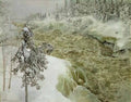 Akseli Gallen Kallela imatra in winter 1893 Art A4 Photo Print