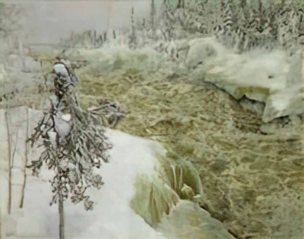 Akseli Gallen Kallela imatra in winter 1893 Art A4 Photo Print