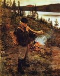Akseli Gallen Kallela shepherd boy from paanaj rvi 1892 Art A4 Photo Print
