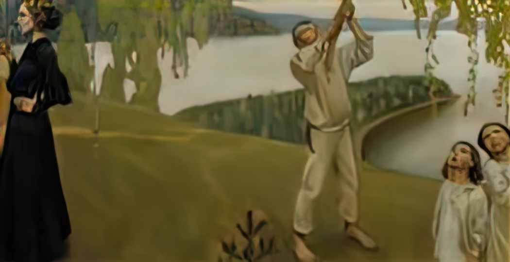 Akseli Gallen Kallela spring study for the jus lius mausoleum frescos Art A4 Photo Print