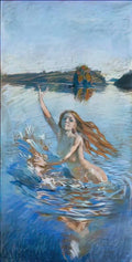 Akseli Gallen Kallela study 1889 Art A4 Photo Print