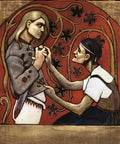 Akseli Gallen Kallela the fratricide 1897 Art A4 Photo Print