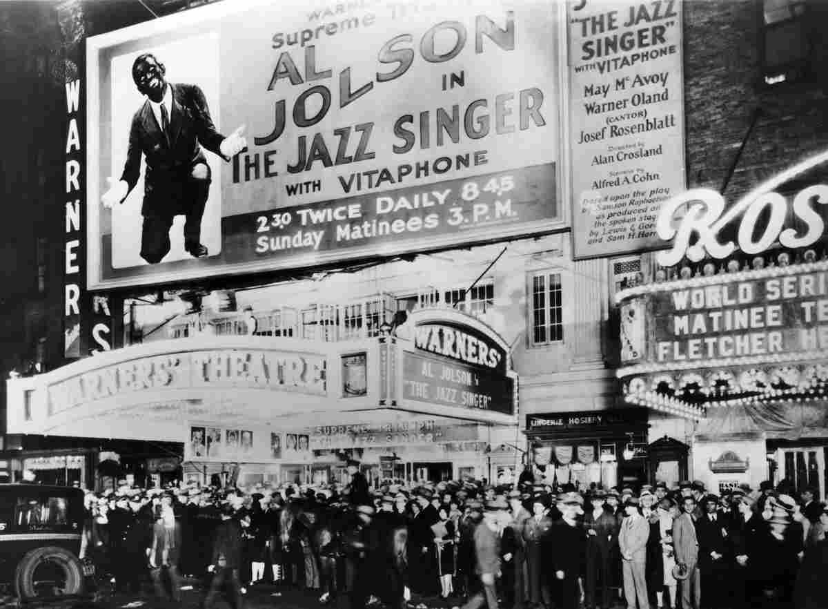 Al Jolson Jazz Singer Premiere film star poster A4 Photo Print