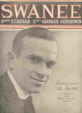 Al Jolson Sheet Music Swanee film star poster A4 Photo Print