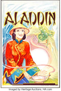 Aladdin Genie Robe Vintage Retro Advert Poster A4 Photo Print