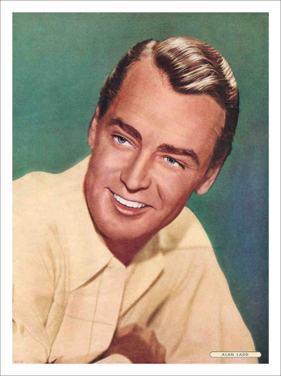 Alan Ladd Vintage Retro Advert Poster A4 Photo Print