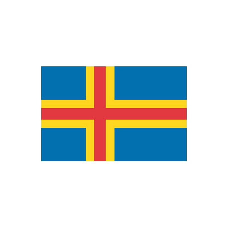 Aland Islands Flag N1371 A4 Photo Print