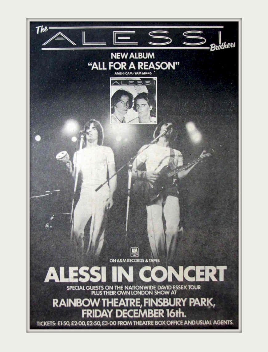 Alarm Concert 1984 Vintage Retro Advert Poster A4 Photo Print
