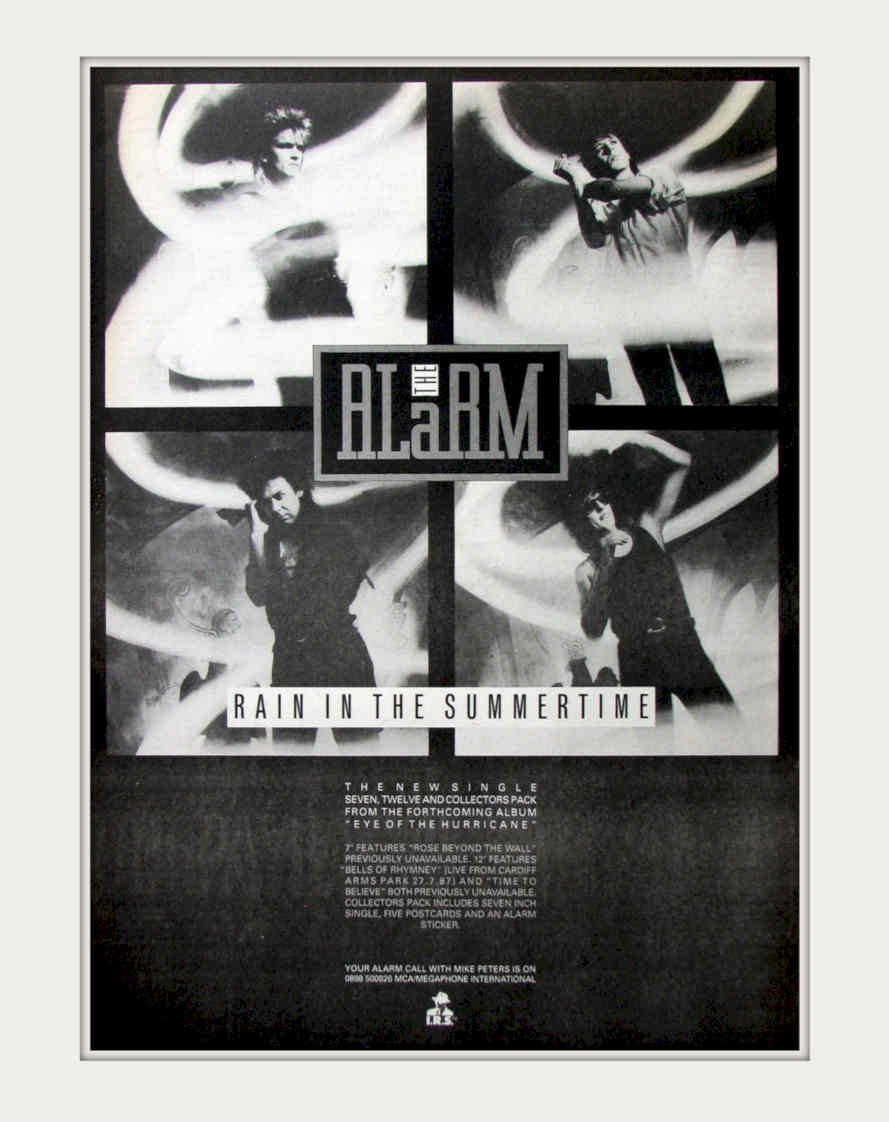 Alarm Rain Summertime Vintage Retro Advert Poster A4 Photo Print