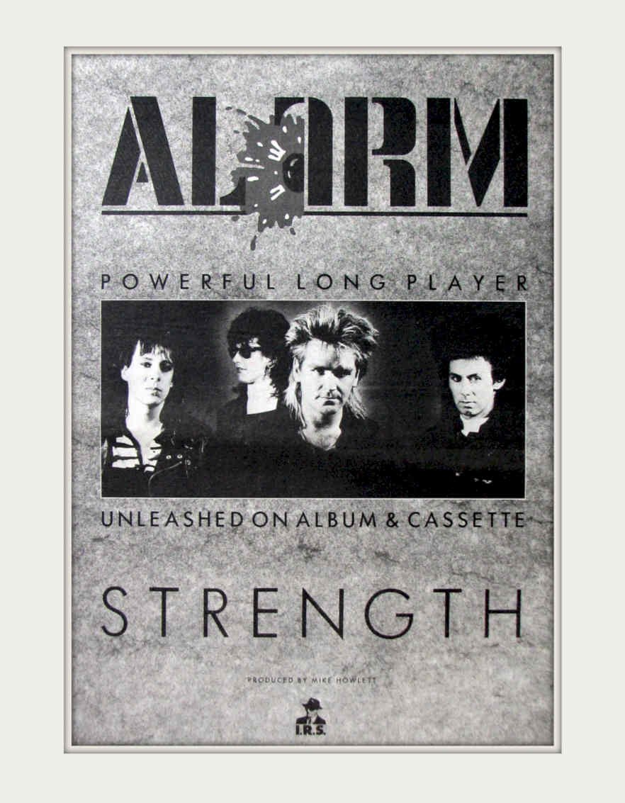 Alarms Strength Player Vintage Retro Advert Poster A4 Photo Print