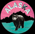 Alaska 2 Luggage Label Vintage A4 Photo Print
