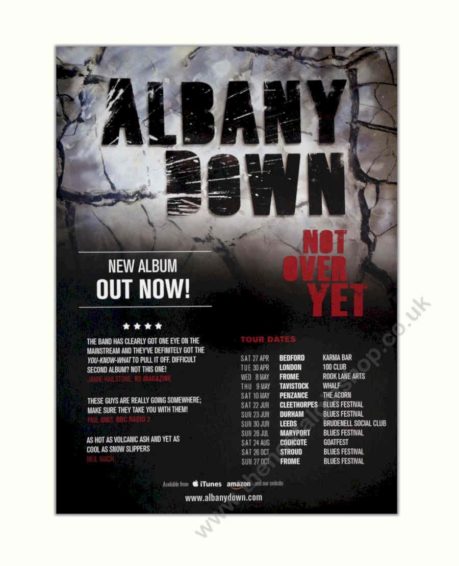 Albany Down New Vintage Retro Advert Poster A4 Photo Print