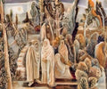 Albert Bloch figures in silver light Art A4 Photo Print