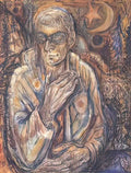 Albert Bloch masked portrait georg trakl 1943 Art A4 Photo Print