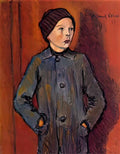 Albert Bloch portrait of a boy Art A4 Photo Print