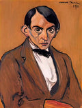 Albert Bloch portrait of a man 1911 Art A4 Photo Print